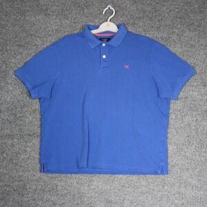 Hackett‎ London Slim Fit Polo Shirt Womens Extra Large XLarge Blue Casual